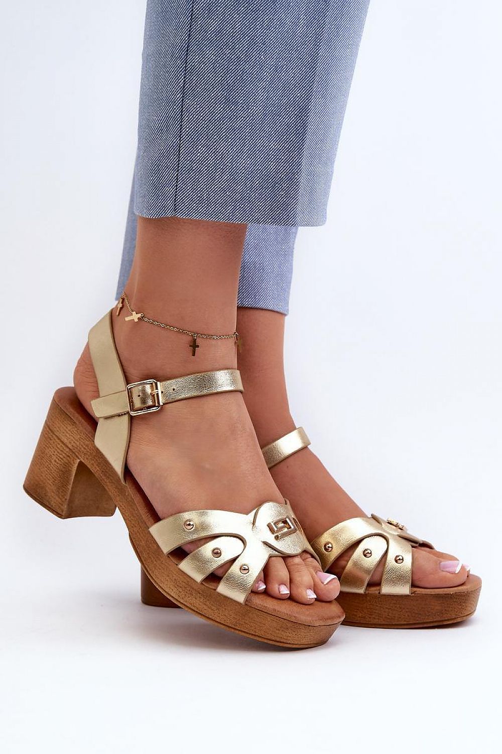 Heel sandals model 196334